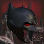  Batman flashpoint inspired mask  3d model for 3d printers