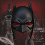  Batman flashpoint inspired mask  3d model for 3d printers