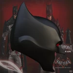  Batman flashpoint inspired mask  3d model for 3d printers