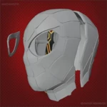  Iron spider-man inspired helmet  3d model for 3d printers