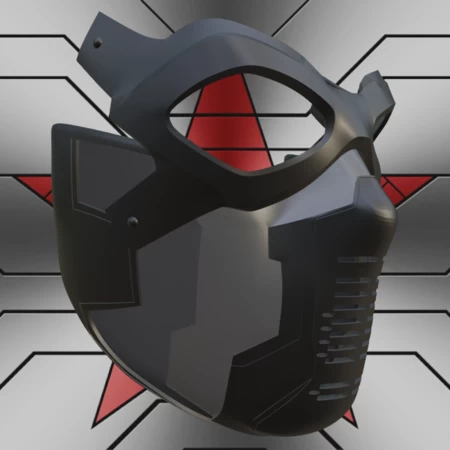  Winter soldier inspired mask  3d model for 3d printers