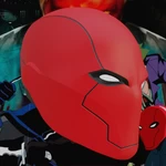  Red hood rebirth inspired helmet  3d model for 3d printers