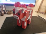 Modelo 3d de Mooshroom de minecraft para impresoras 3d