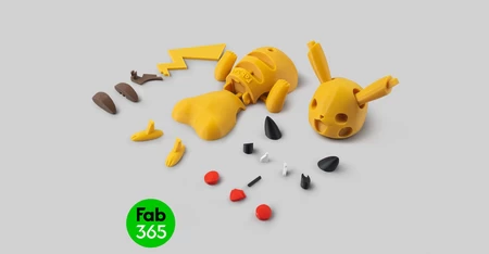  Pokemon pikachu  3d model for 3d printers