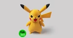 Modelo 3d de Pokémon pikachu para impresoras 3d