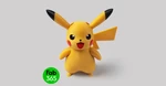  Pokemon pikachu  3d model for 3d printers