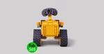 Modelo 3d de Wall-e plegable para impresoras 3d