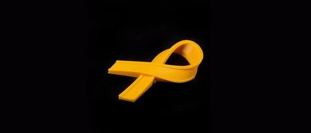  Yellow ribbon  3d model for 3d printers