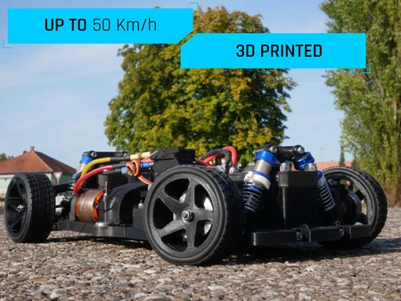  Explorer-mk1 3d printed 1:10 rc chassis  3d model for 3d printers