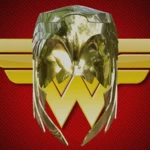 Modelo 3d de  casco inspirado en wonder woman 84-fijo para impresoras 3d