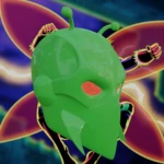  Killer moth inspired helmet  3d model for 3d printers