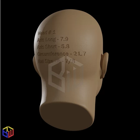  Sizing heads updated  3d model for 3d printers