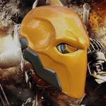 Modelo 3d de Casco inspirado en deathstroke arkham knight para impresoras 3d