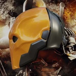  Deathstroke arkham knight inspired helmet  3d model for 3d printers