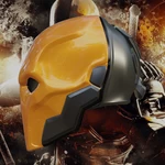 Modelo 3d de Casco inspirado en deathstroke arkham knight para impresoras 3d