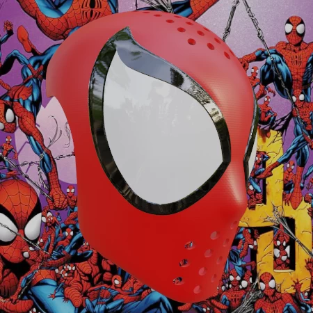 Carcasa facial Inspirada en Ultimate Bagley Spider-Man