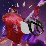  Spider-punk v2 inspired face shell  3d model for 3d printers