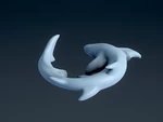   shark 2  3d model for 3d printers