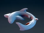   shark 2  3d model for 3d printers