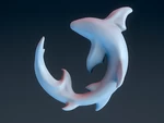   shark 2  3d model for 3d printers