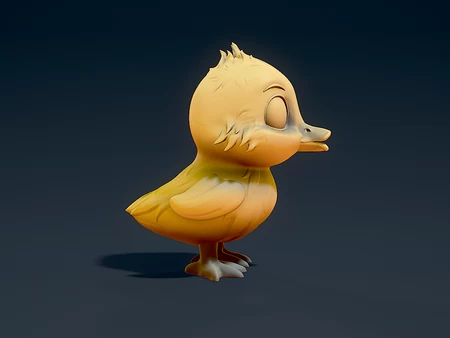 Modelo 3d de Patito lindo para impresoras 3d