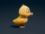  Cute duckling  3d model for 3d printers