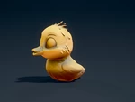  Cute duckling  3d model for 3d printers