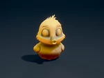  Cute duckling  3d model for 3d printers