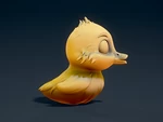  Cute duckling  3d model for 3d printers