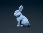  Rabbit  3d model for 3d printers