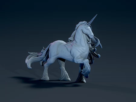 Modelo 3d de Unicornio para impresoras 3d