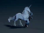  Unicorn  3d model for 3d printers