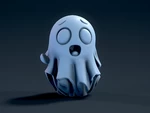  Cute ghost  3d model for 3d printers