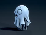  Cute ghost  3d model for 3d printers