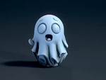  Cute ghost  3d model for 3d printers