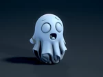  Cute ghost  3d model for 3d printers