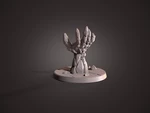 Modelo 3d de Mano de piedra para impresoras 3d