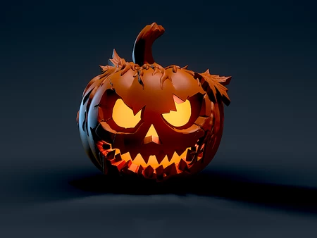  Halloween pumpkin  3d model for 3d printers