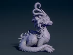 Modelo 3d de Lindo dragón 1 para impresoras 3d
