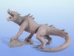 Modelo 3d de Reptil2 para impresoras 3d