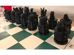 Modelo 3d de Baja poli pokemon juego de ajedrez para impresoras 3d