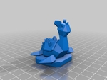 Modelo 3d de Baja poli pokemon juego de ajedrez para impresoras 3d