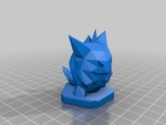  Low poly pokemon chess set  3d model for 3d printers