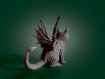 Modelo 3d de Gatito demoníaco para impresoras 3d