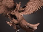  Winged warrior  3d model for 3d printers