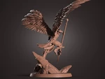  Winged warrior  3d model for 3d printers