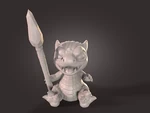   cute_kobold  3d model for 3d printers