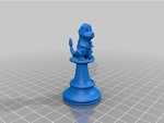  Pokemon chess set - different pawns  3d model for 3d printers