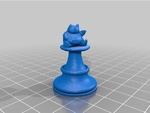 Modelo 3d de Pokemon juego de ajedrez - diferentes peones para impresoras 3d