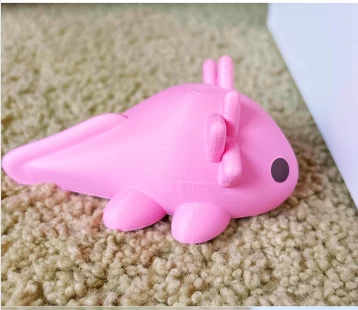 Modelo 3d de Axolotl bebé para impresoras 3d